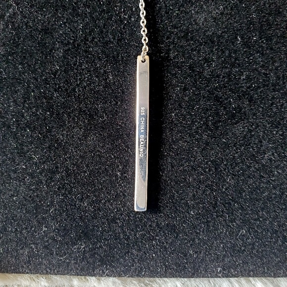 STERLING SILVER Lariat Necklace NWOT - Picture 5 of 6